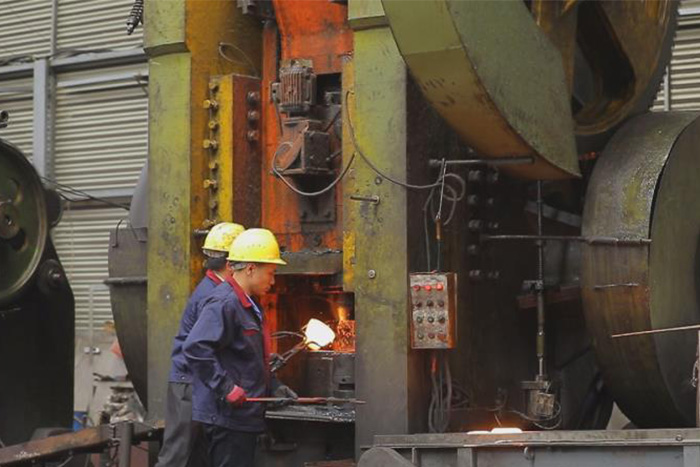 密山网架配件车间